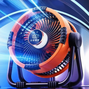 New Outdoor Camping Fan 20000mAh Rechargeable Portable Fan LED Light and Remote Control Multifunctional Fan