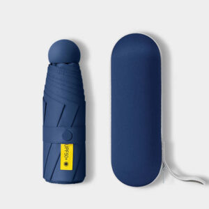 Capsule Manual Compact Custom UV Protection Lady Umbrella Pocket Portable Mini Umbrellas Lady Small Folding Umbrella