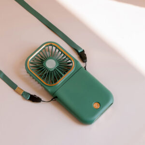 USB Rechargeable Mini Pocket Hand Held Hanging Neck Fan Custom Electric Foldable Small Portable Wearable Fan for Car Outdoor Use