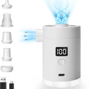 Outdoor Wireless Portable Digital Display Inflatable and Exhaust Integrated Pump Vacuum Pump with LED Lighting