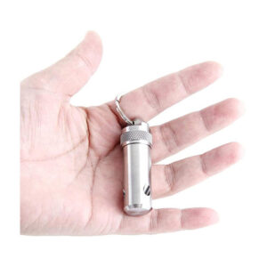 Waterproof Capsule Case Mini Grappling Hook Multifunction Titanium Hand Tool for Emergency