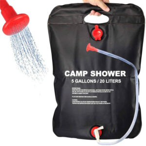 Camping Hiking Portable Bath Ultralight 20L 5 Gallon Pvc Hanging Heated Emergency Solar Shower Bag