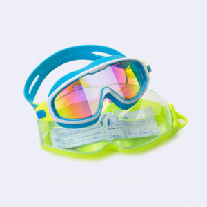 Wholesale Children Swimming Goggles Colorful Anti-fog UV Protection Silicone Swim Goggles